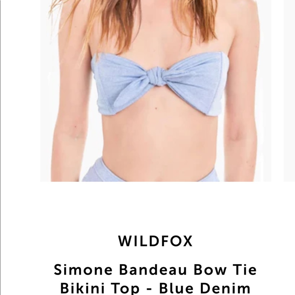WILDFOX bikini top BRAND NEW W TAGS